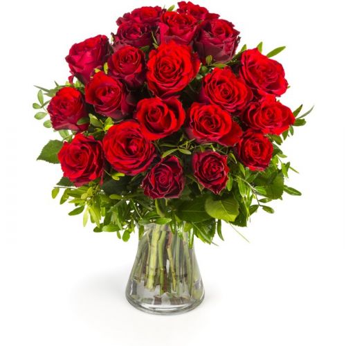 20 Czerwonych Róż 40-60 cm