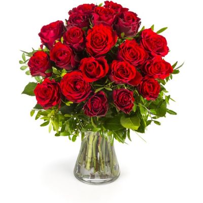 20 Czerwonych Róż 40-60 cm